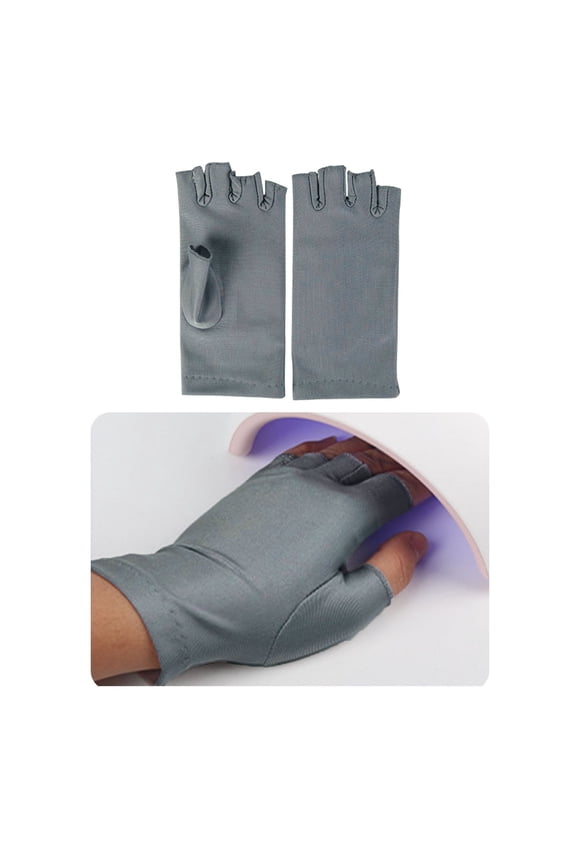 Illuminated Open Finger Gloves for Ladies - Half Finger Tools for Home and Outdoor Beauty Needs