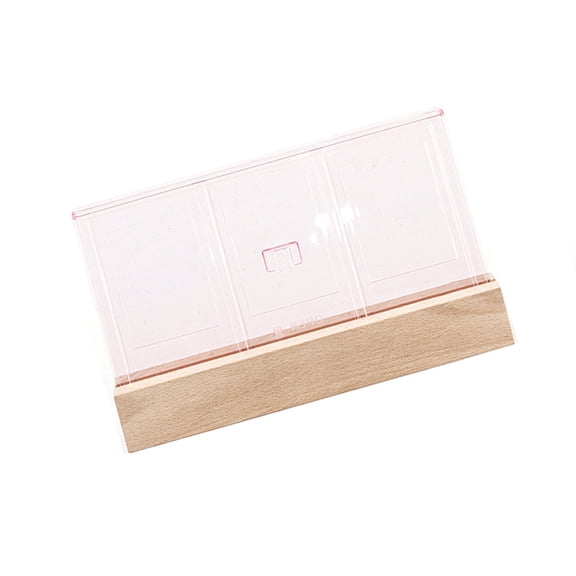 Illuminated Pictures Holder for 3Inch Photos, Triple Slots Desk Frame, for Friend Family Desk Decors