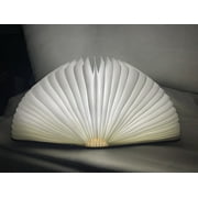 Illuminati Foldable Book Light Lamp USB Powered Desk, Bedside Lamp Lighting Rechargeable Battery for Indoor Use