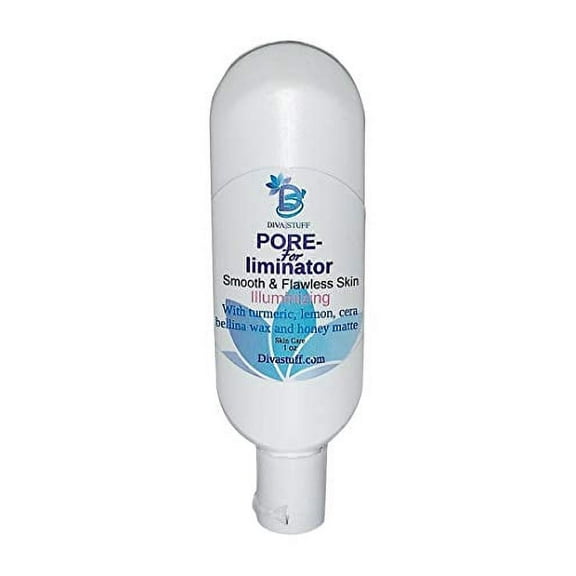 Illuminating Pore-liminator For Smooth & Flawless Skin, Diva Stuff Pore Minimizing Primer Promotes a Shine Free Face, Wear Alone or Under Make Up, 1oz