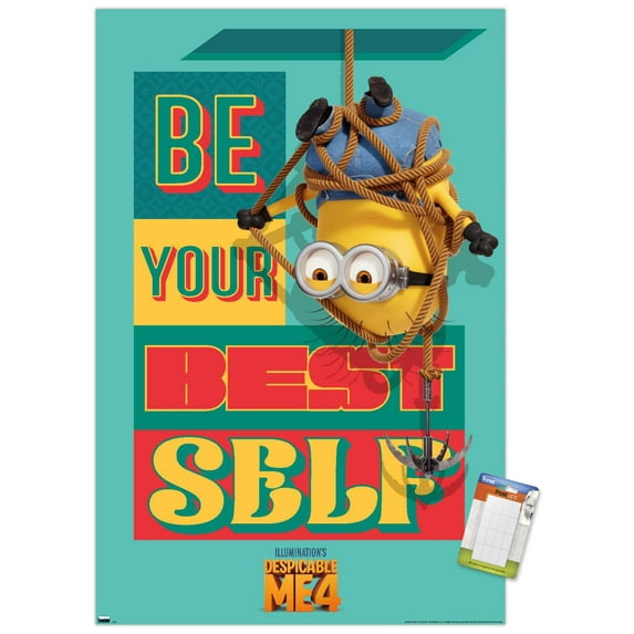 Illumination Despicable Me 4 - Best Self Wall Poster, 14.725" x 22.375"