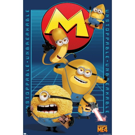 Illumination Despicable Me 4 - Unstoppable Wall Poster, 22.375" x 34"