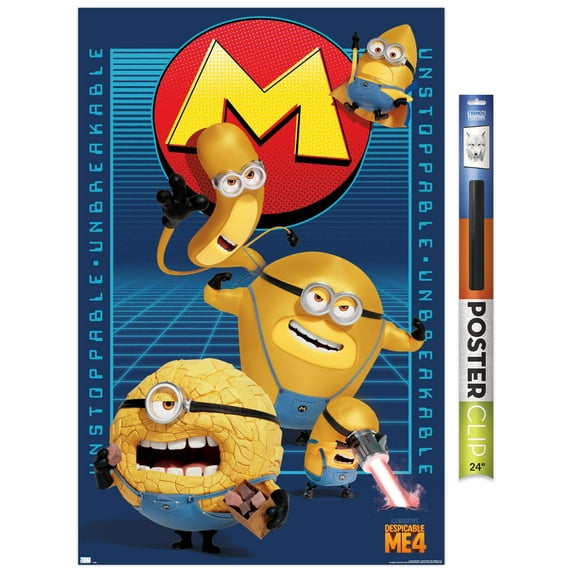 Illumination Despicable Me 4 - Unstoppable Wall Poster, 22.375" x 34"