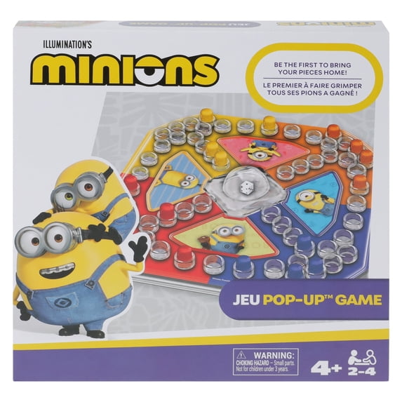 Illumination Minions Pop Up Game, Family Board Game for 2 to 4 Players
