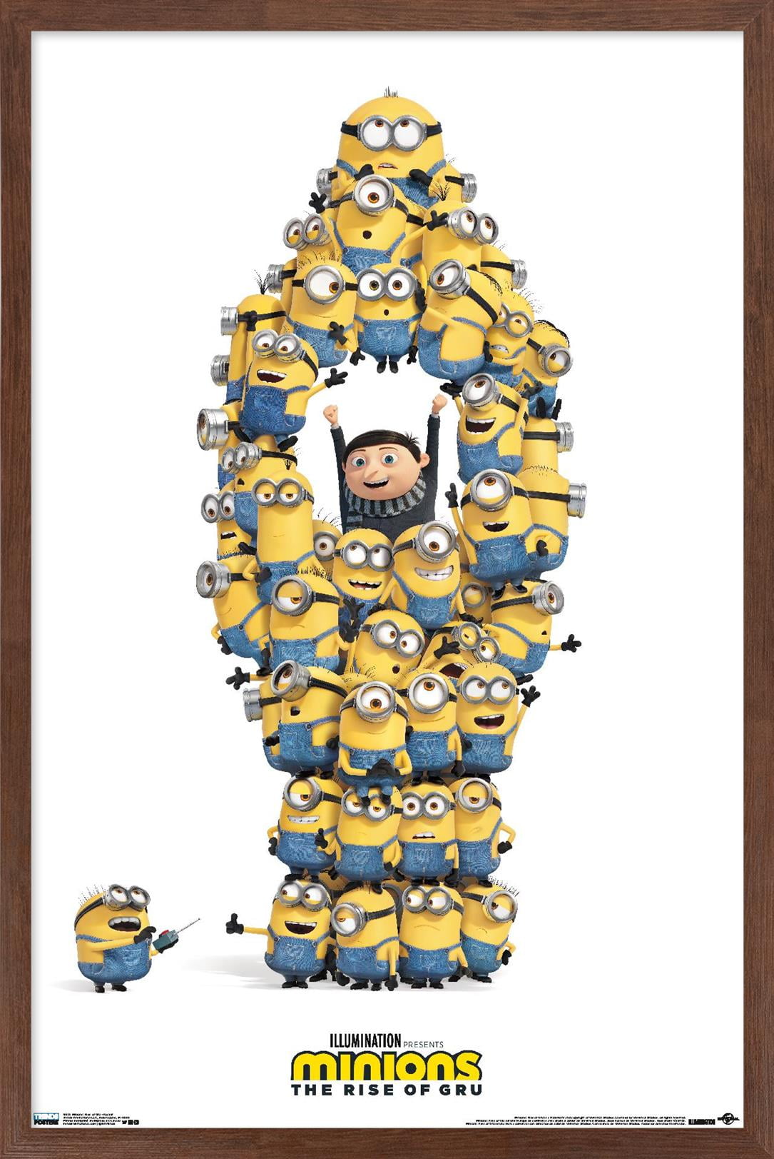 Illumination Minions: Rise Of Gru - Rocket Wall Poster, 22.375" x 34" Framed