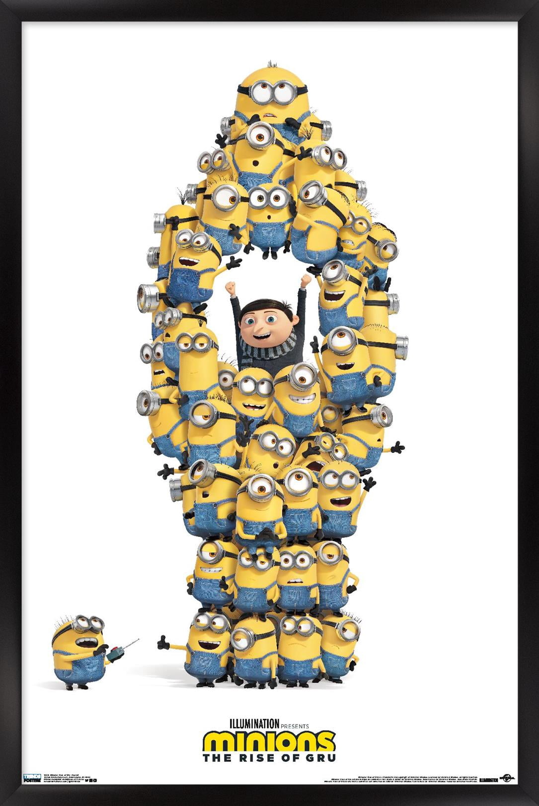 Illumination Minions: Rise Of Gru - Rocket Wall Poster, 22.375" x 34" Framed