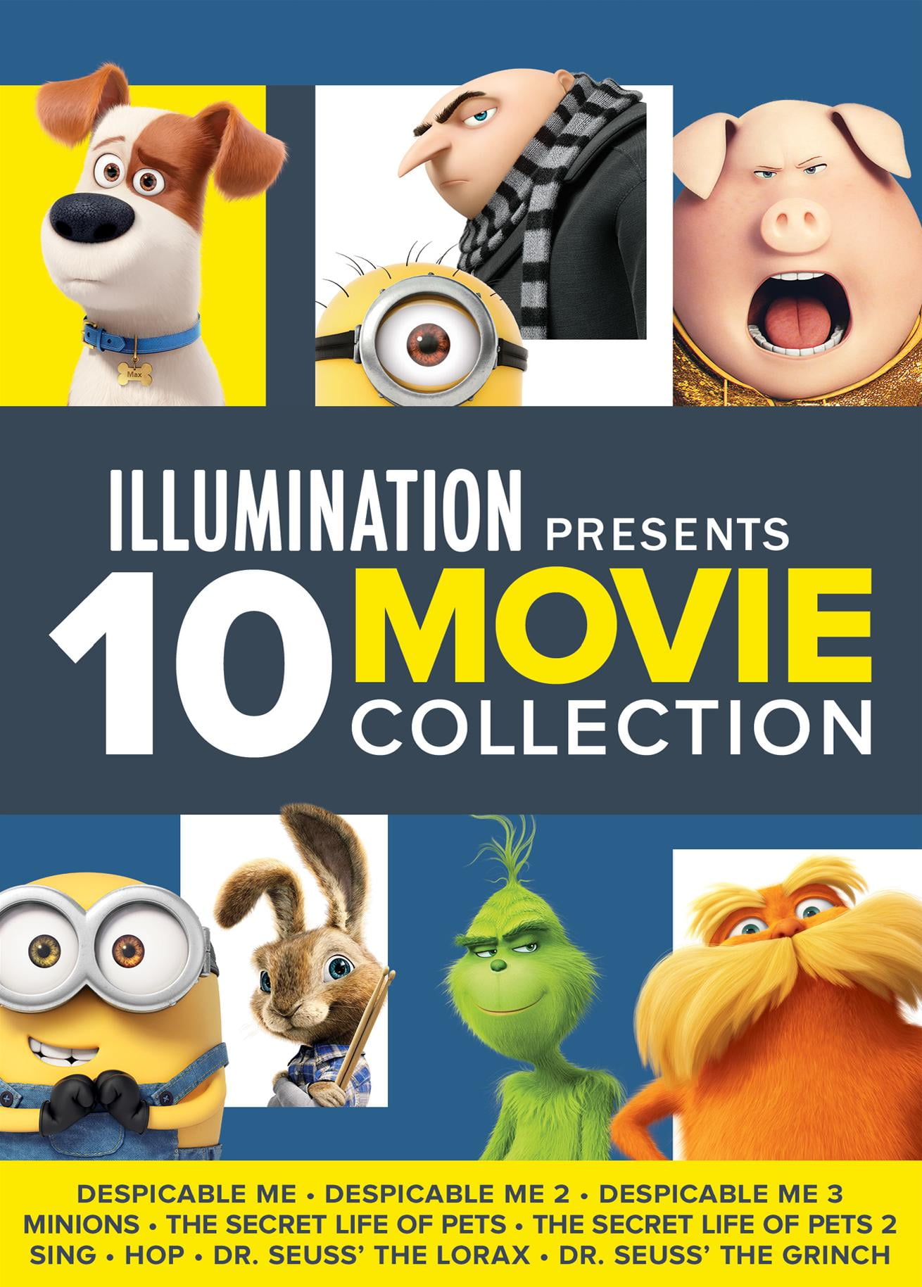 Illumination Presents: 10-Movie Collection - Family Rated PG, Kids and Children's Animation DVDs