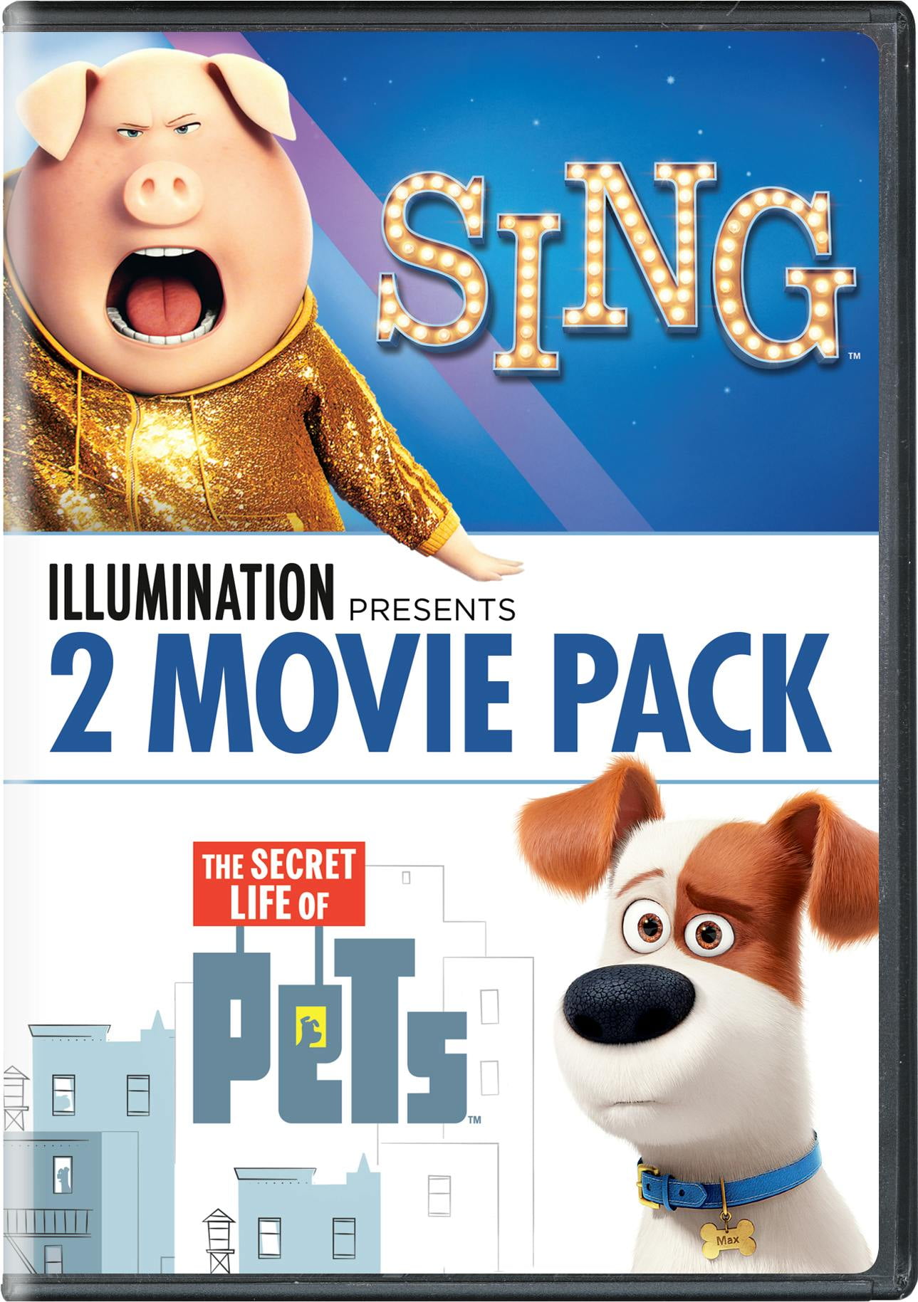 Illumination Presents 2-Movie Pack (Sing The Secret Life of Pets