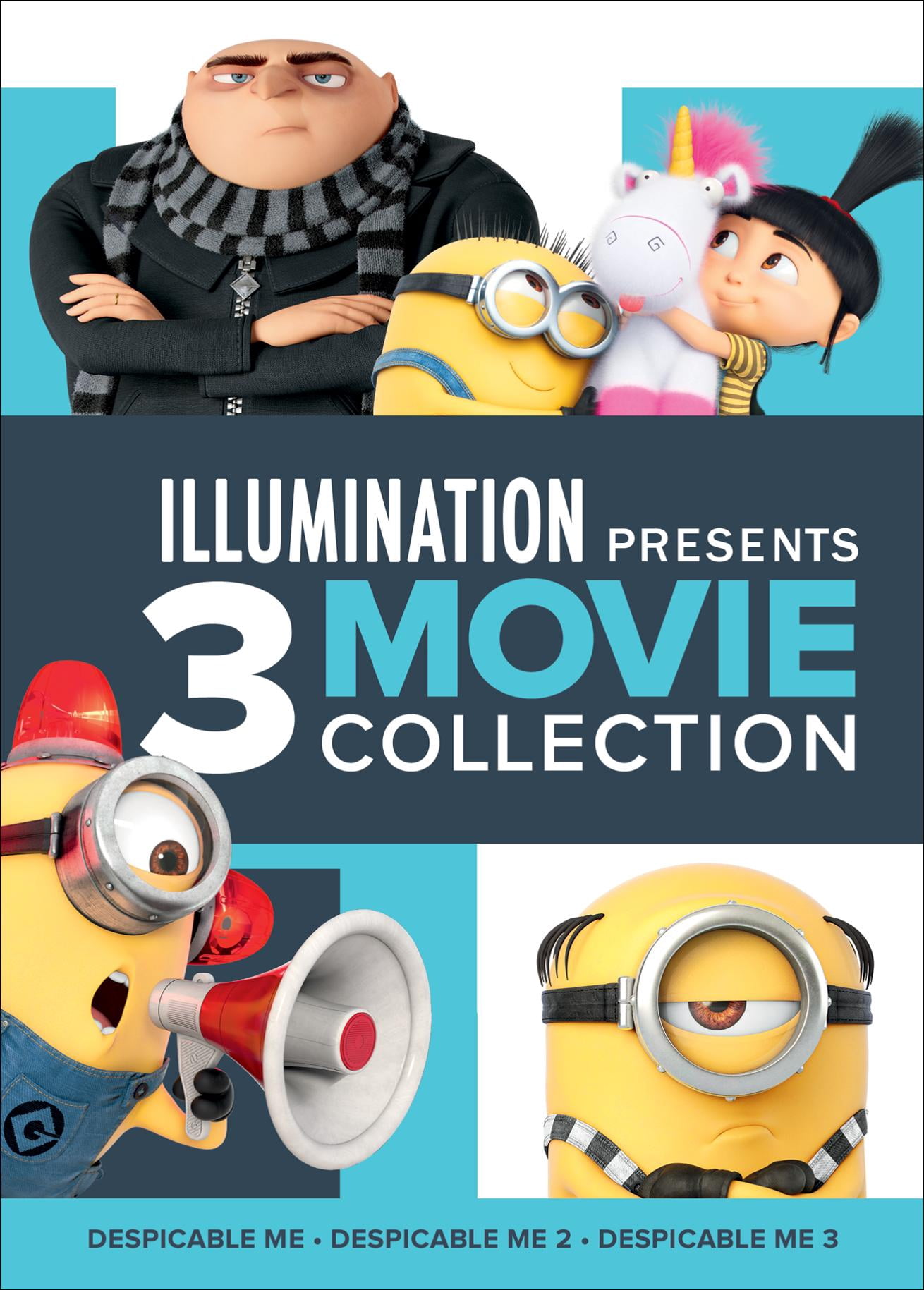 Illumination Presents: 3-Movie Collection (Despicable Me / Despicable Me 2 / Despicable Me 3) (DVD)