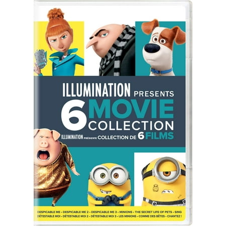 Illumination Presents: 6-Movie Collection Despicable Me / Despicable Me 2 / Despicable Me (DVD)