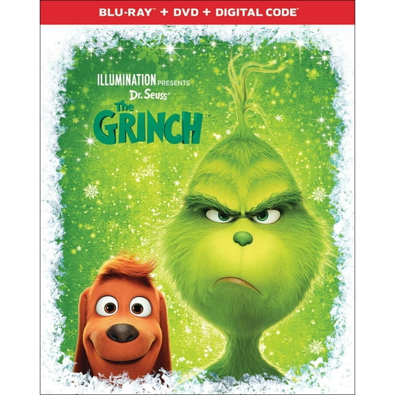 Illumination Presents: Dr. Seuss' The Grinch (Blu-ray + DVD + Digital Copy), Family, Universal
