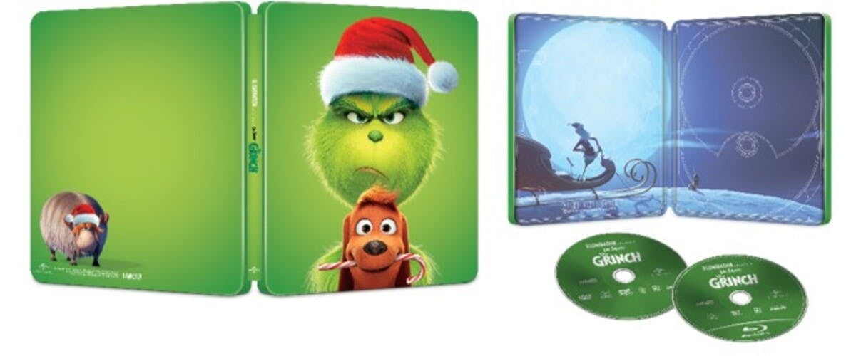 Illumination Presents: Dr. Seuss' the Grinch (Steelbook + Digital) [Blu-ray]