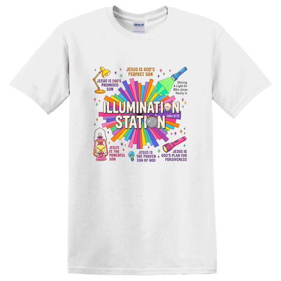 Illumination Station VBS John 8:12 Graphic T-Shirt
