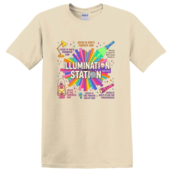 Illumination Station VBS John 8:12 Graphic T-Shirt