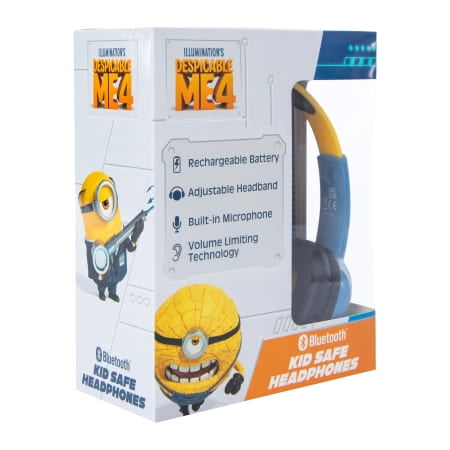 Illumination's Despicable Me 4 Bluetooth? Kid-Safe Headphones With Mic