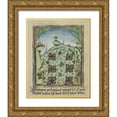 thumbnail image 1 of Illuminator, Unknown 12th Century English 15x18 Gold Ornate Wood Framed with Double Matting Museum Art Print Titled - The Seventh Sign before the Day of Judgement, 1 of 4