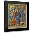 thumbnail image 1 of Illuminator, Unknown 12th Century English 20x24 Black Modern Framed Museum Art Print Titled - The Betrayal, 1 of 5