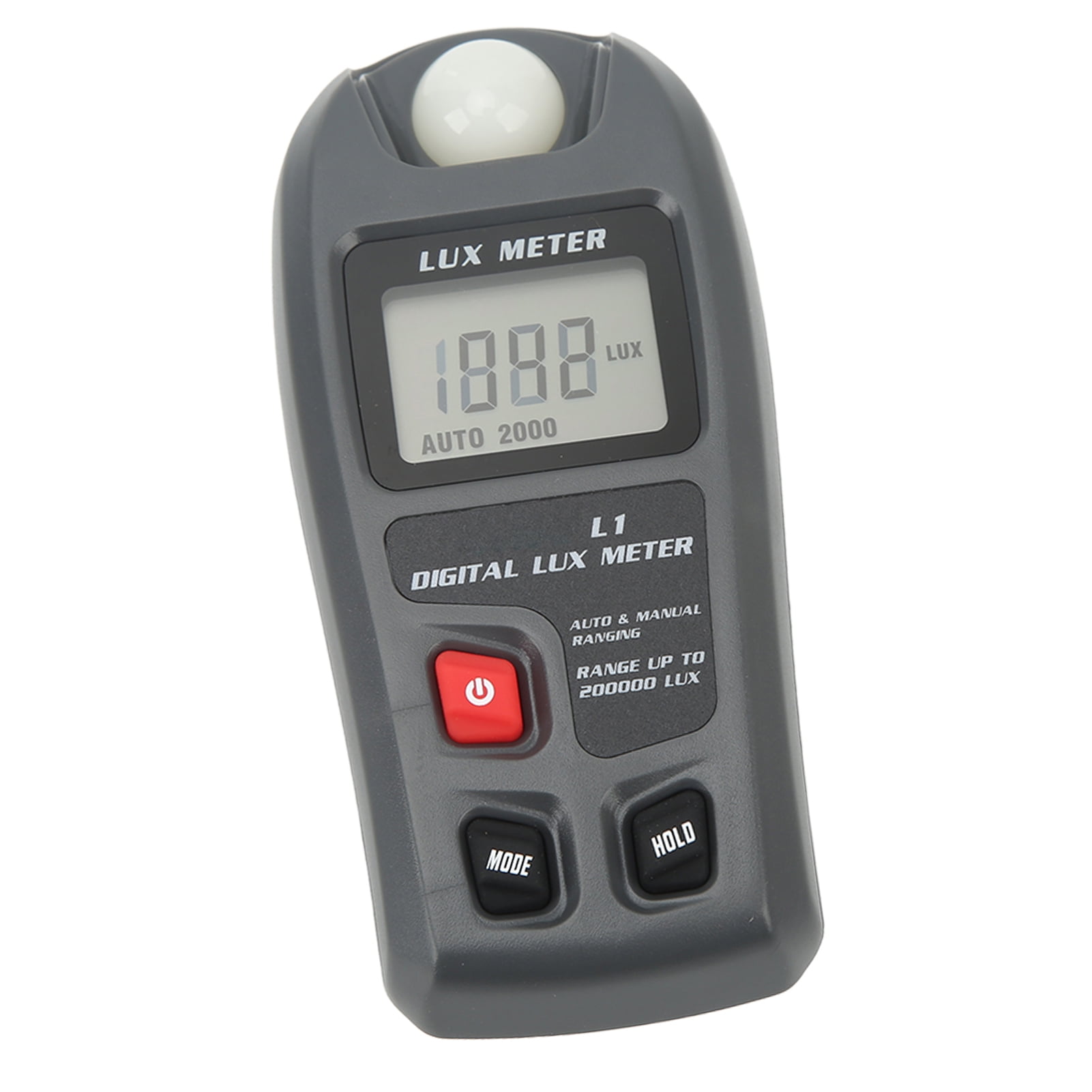Illuminometer, Automatic Shutdown Light Meter 0.1200000lx Easy Operation Date Retention High