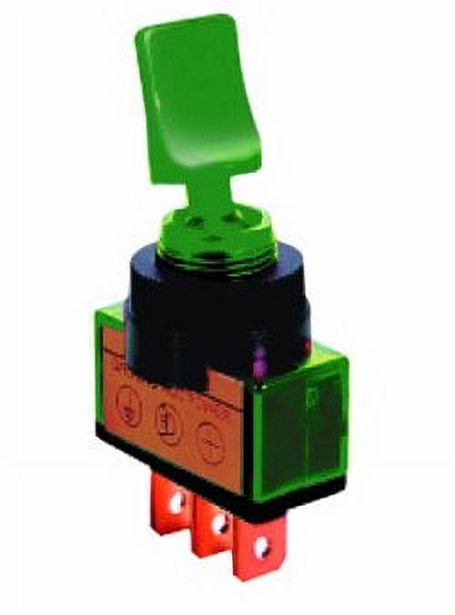 Illumintated On/Off Toggle Switch w/ Green Duckbill - Walmart.com