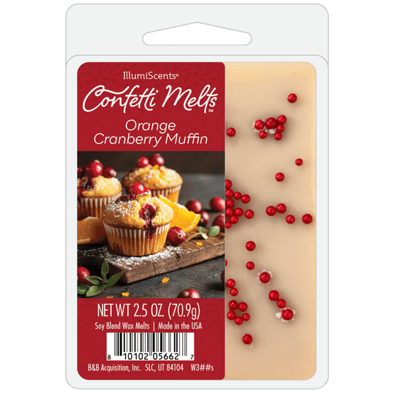 Illumiscents Confetti 2.5 oz Wax Melts Berry Pumpkin
