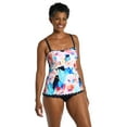 thumbnail image 1 of Illusion Blossoms Ruffle Bandeau Tankini Top *FINAL SALE*, 1 of 4