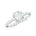 thumbnail image 1 of Illusion Diamond Promise Ring for Women - HI-SI Diamond, 925 Sterling Silver, US 4.00, 1 of 9