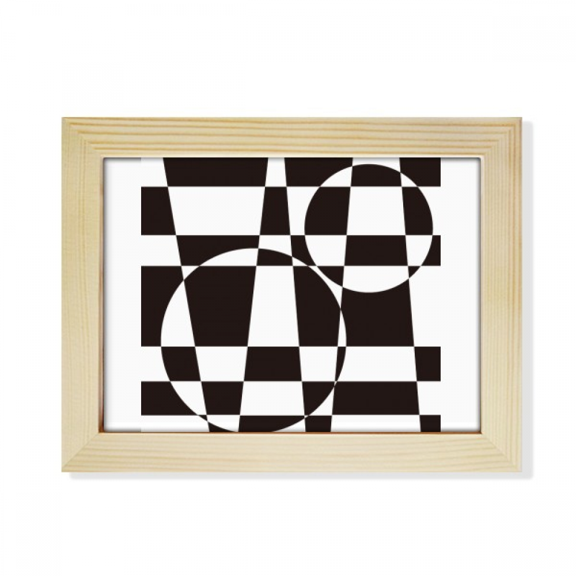 Illusion Line Loop Repeat Stitching Desktop Photo Frame Picture Art Decoration Painting 6x8 inch