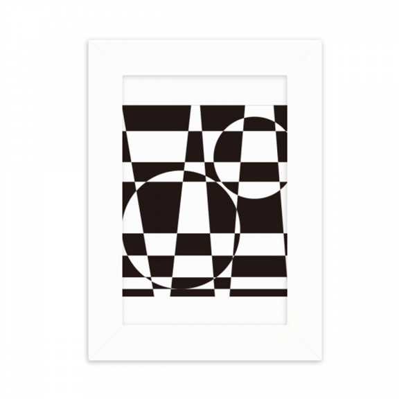 Illusion Line Loop Repeat Stitching Desktop Photo Frame Picture Display Decoration Art Painting