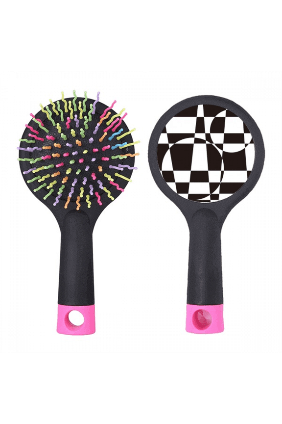 Line Loop Repeat Stitching Salon Detangling Hair Brush Cushion Base