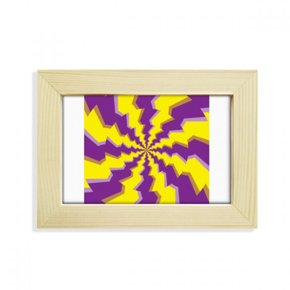 Illusion Lines Loop Repeat Psychedelic Desktop Decorate Photo Frame Picture Art Painting 5x7 inch