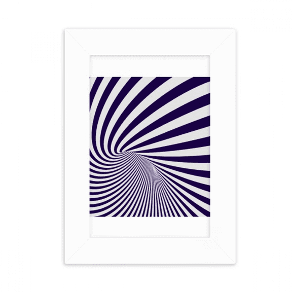 Illusion Lines Loop Repeat Tunnel Desktop Photo Frame Picture Display Decoration Art Painting