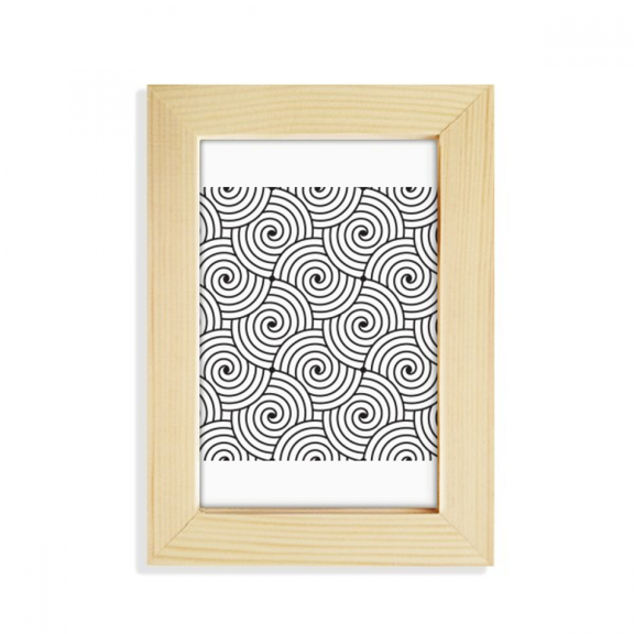 Illusion Lines Repeat Clouds Desktop Display Photo Frame Picture Art Painting 5x7 inch