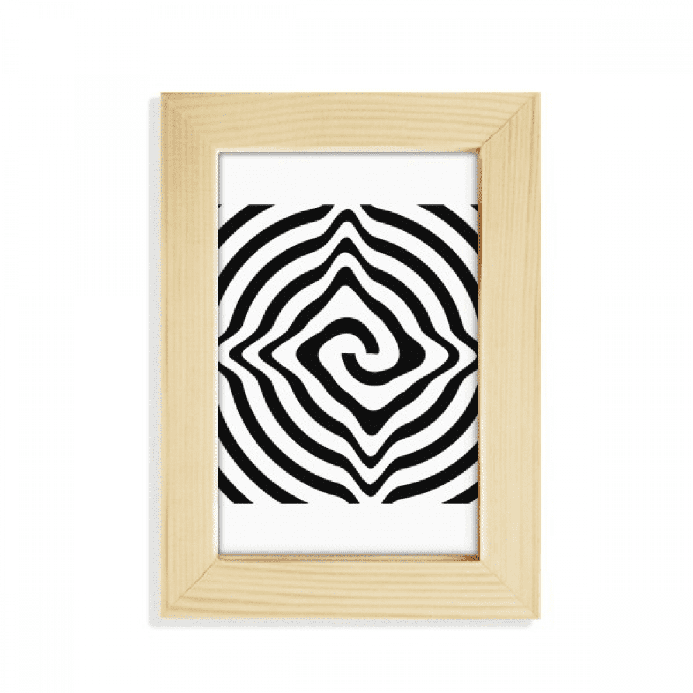 Illusion Lines Repeatedly Dislocated Desktop Display Photo Frame ...