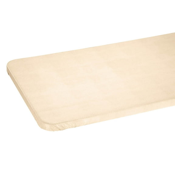 Illusion Weave Vinyl Elasticized Banquet Table Cover by HSK - 48" x 24" Oblong