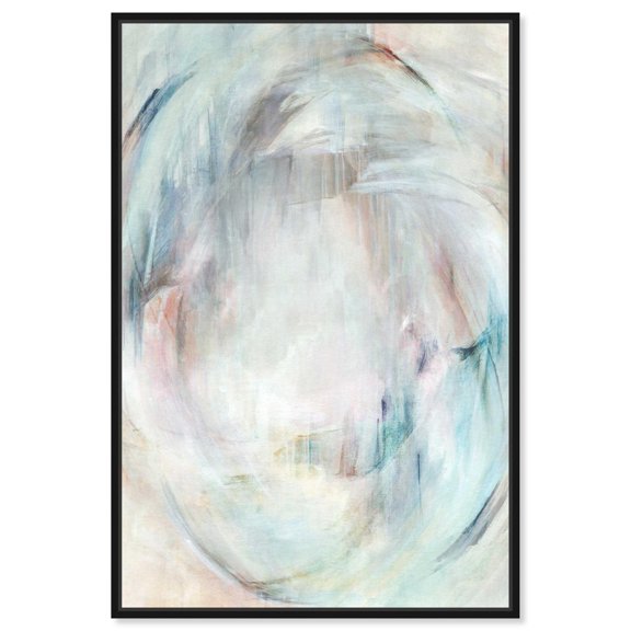 Illusion of Lines Canvas Print Patel Art Prints by Art Remedy, Black Frame, 36 x 54