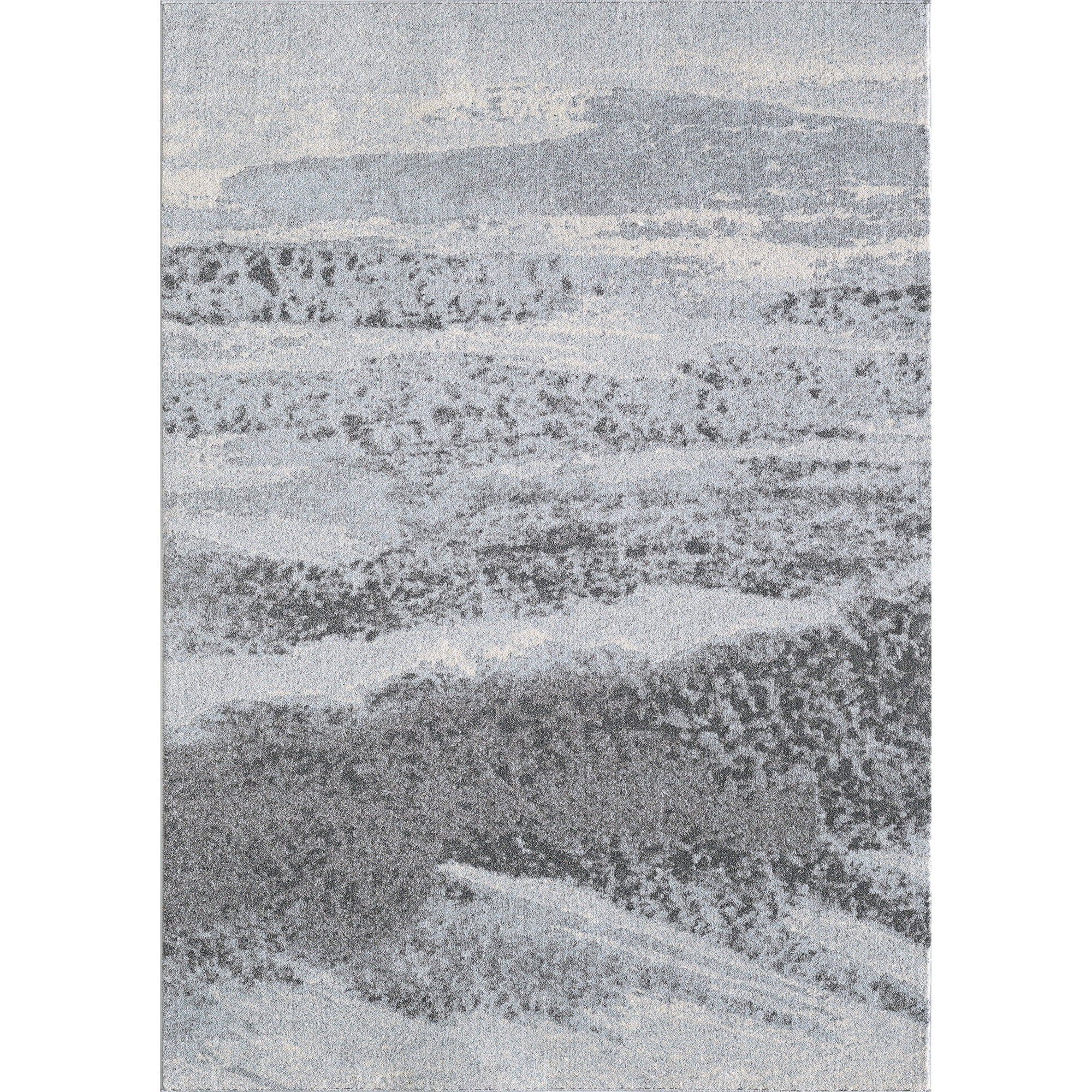 Illusions 6221 Blue/Grey Mist Area Rug, Size - 5'3" x 7'7"