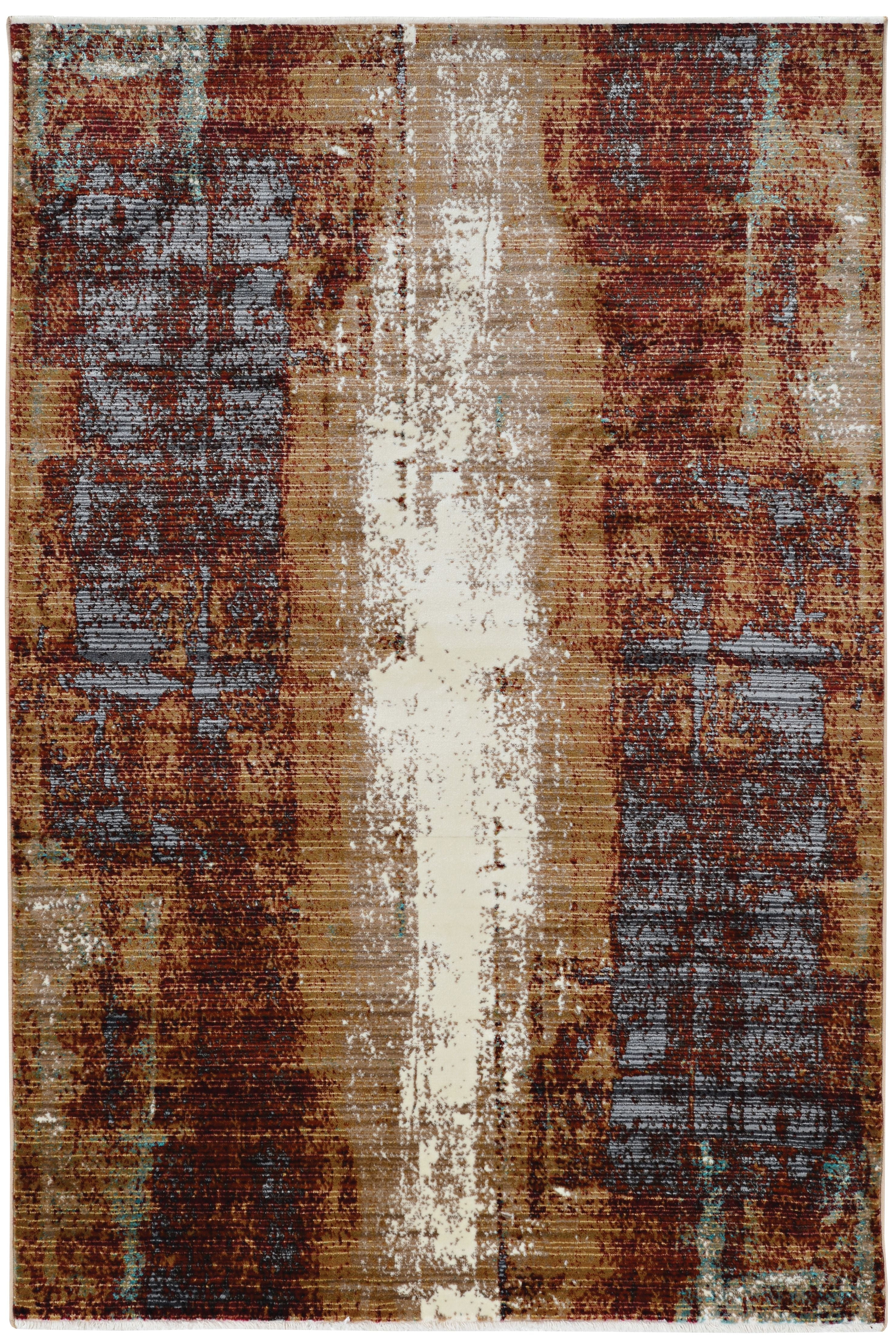 Illusions Canyon Beige Area Rug 5x8 Transitional Design Polypropylene