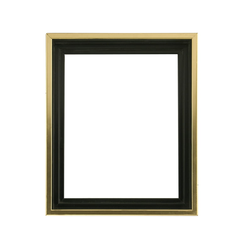 Illusions Floater Frame for 3/4 Canvas 14x18 - Gold/Black - 6 Pack 