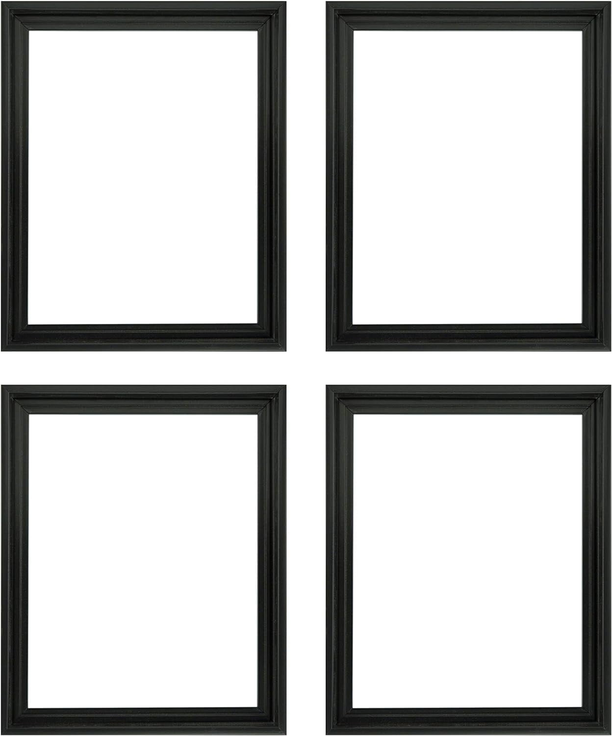 Illusions Floater Frames 12X16 Black 4 Pack Of ¾’’ Deep Floating