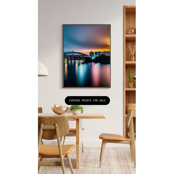Illusions of The City - City Scene Canvas Wall Art