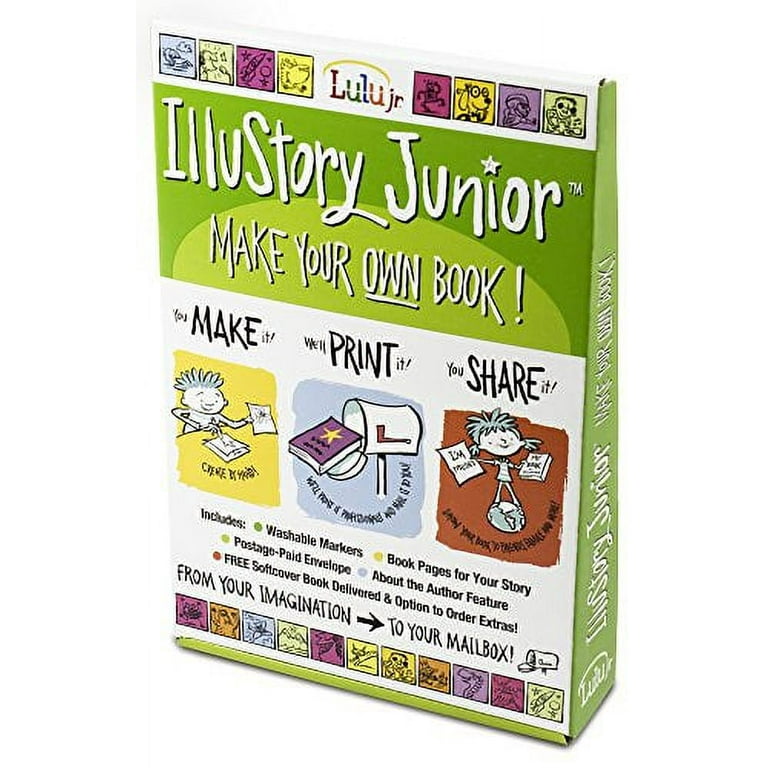 Lulu Jr. Illustory Book Making Kit, Multicolor Opened, Complete, Not Used