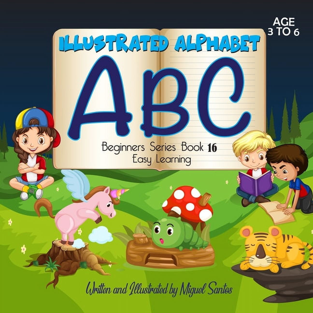 Illustrated Alphabet ABC Book: Beginners Easy Learning (Paperback)