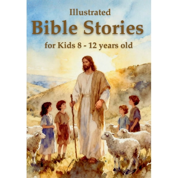 Illustrated Bible Stories for Kids 8 - 12 years old: Timeless Lessons from Old and New Testament Stories to Inspire Fait, (Paperback)