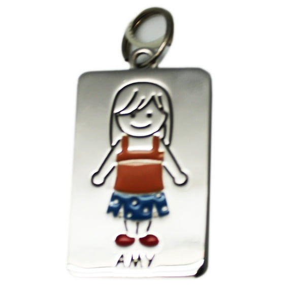 Illustrated Children's Nametag: Amy - By Ganz