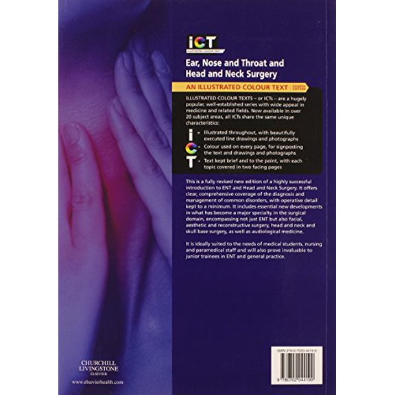 Pre-Owned Ear, Nose and Throat and Head and Neck Surgery: An Illustrated Colour Text (Paperback) 0702044199 9780702044199