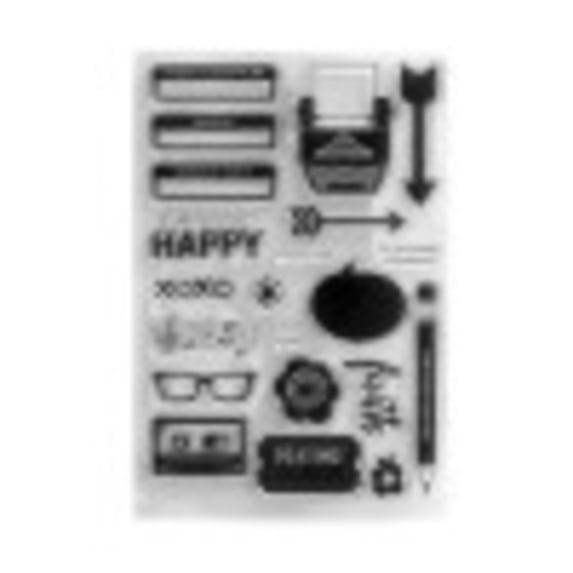 Illustrated Faith Bright And Brave Collection Clear Acrylic Stamps