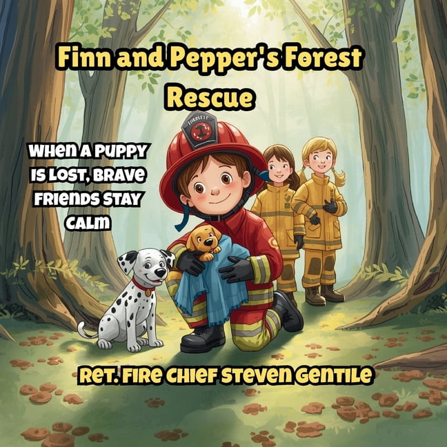 Illustrated Firefighter Finn Boooks Finn and Pepper's Forest Rescue: Firefighter Finn Fun Adventure Series, (Paperback)