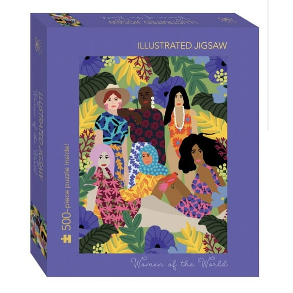 Illustrated Jigsaw Puzzle Women of the World 500 Piece