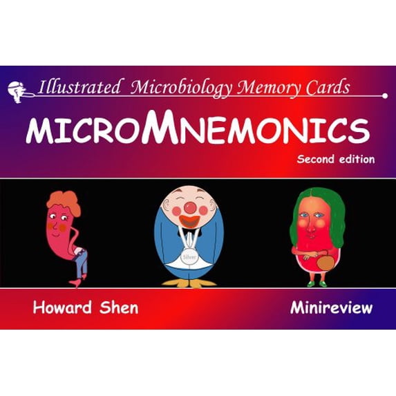 Pre-Owned Illustrated Microbiology Memory Cads: Micromnemonics (Illustrated Memory Cards) Paperback