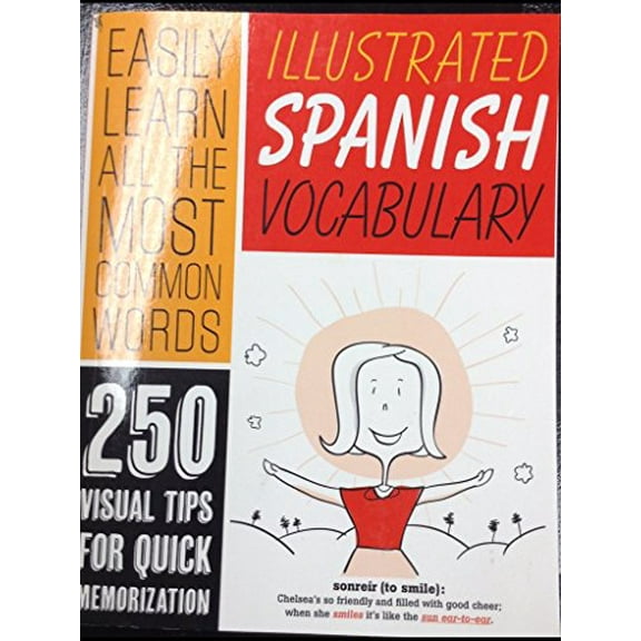 Pre-Owned Illustrated Spanish Vocabulary, 9781435147089, 1435147081, Paperback,